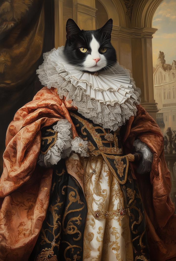 Large Size | The Renaissance: Custom Pet Portrait Canvas