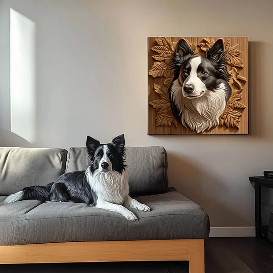 Wooden Style Pet Canvas