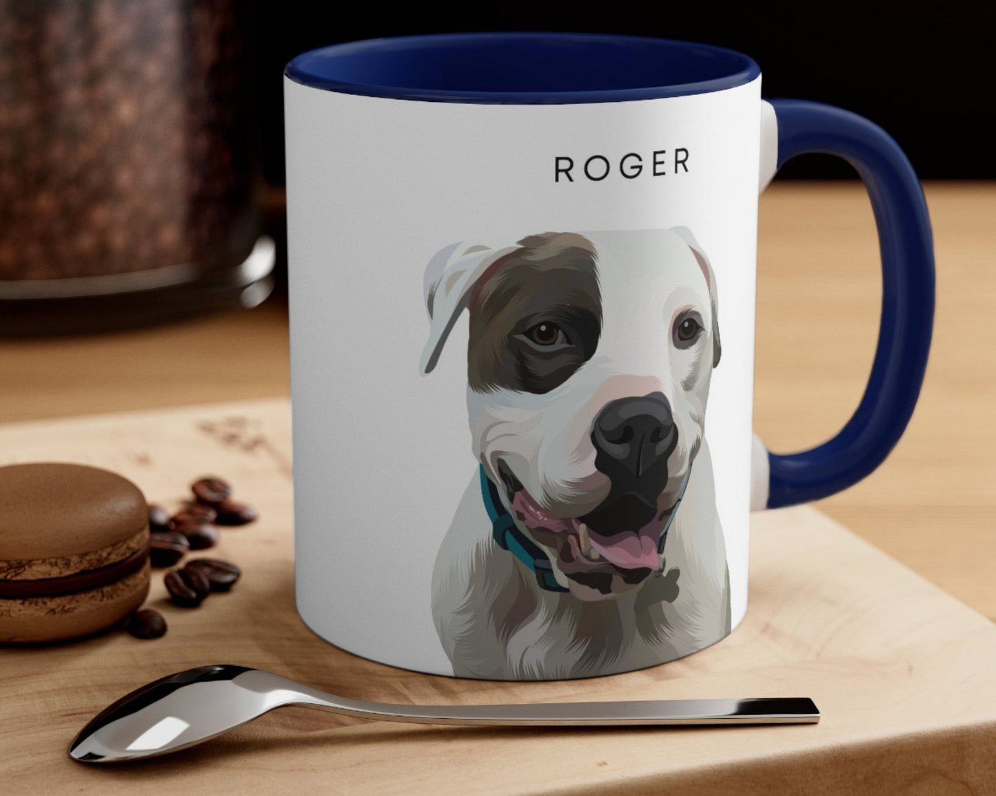 Watercolor Style Custom Pet Portrait Mug