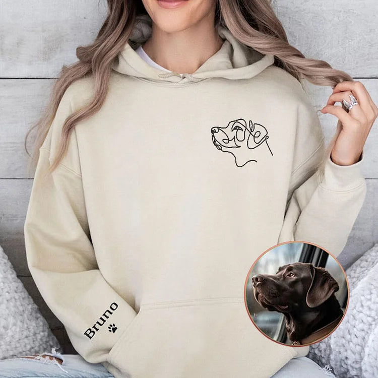 Custom Embroidered Dog Sweatshirt