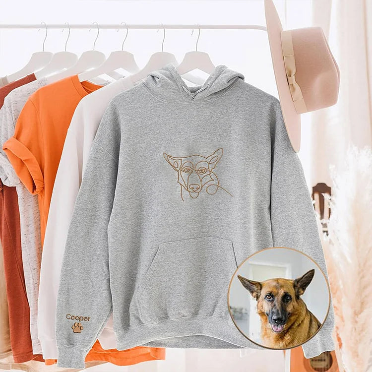 Custom Embroidered Dog Sweatshirt