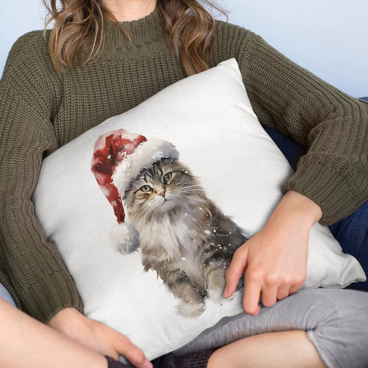 Custom Animal Santa Pillow - 10 Festive Designs