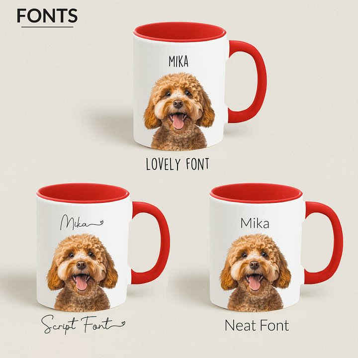 Custom Cat Dog Pet Mug From Photo