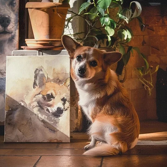 Canvas Collection: Custom Pet Portrait