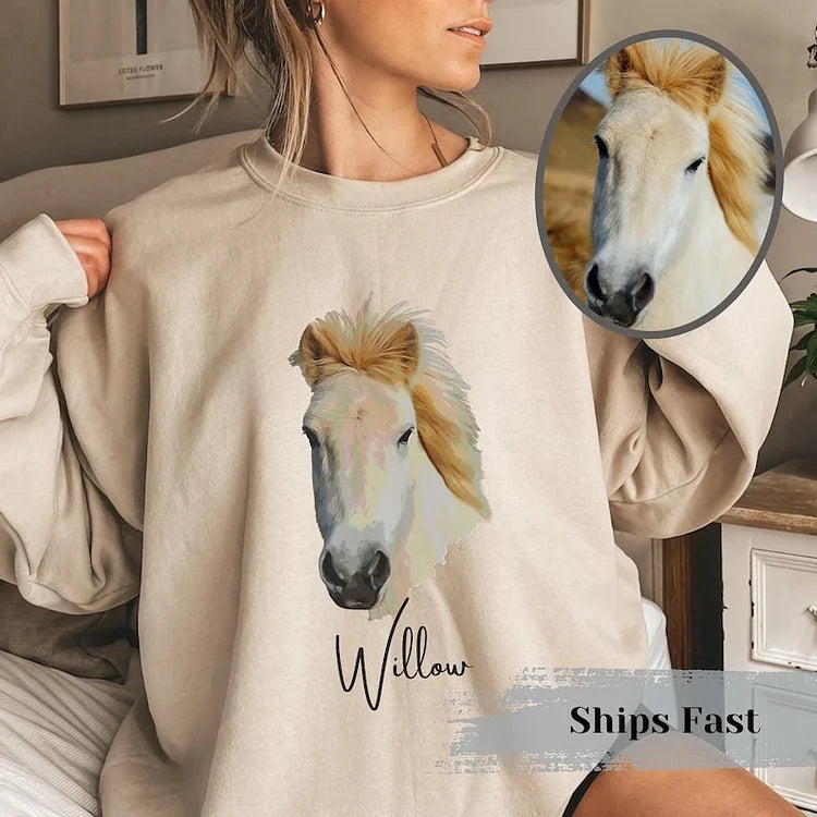 Personalized Dog&Cat Photo Sweatshirt