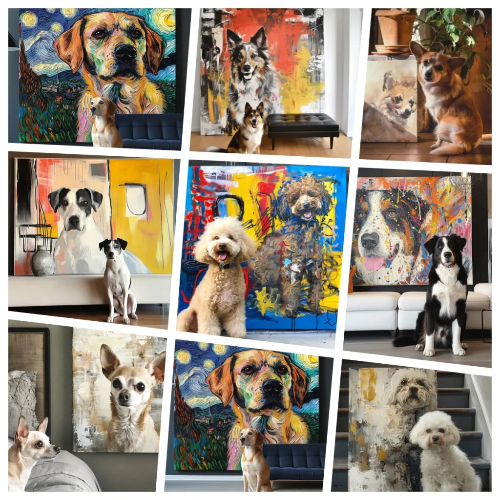 Texture Canvas Collection: Custom Pet Portrait