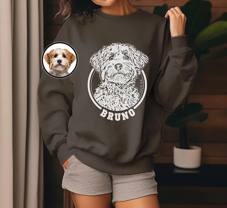 Custom Pet Sweatshirt From Photo