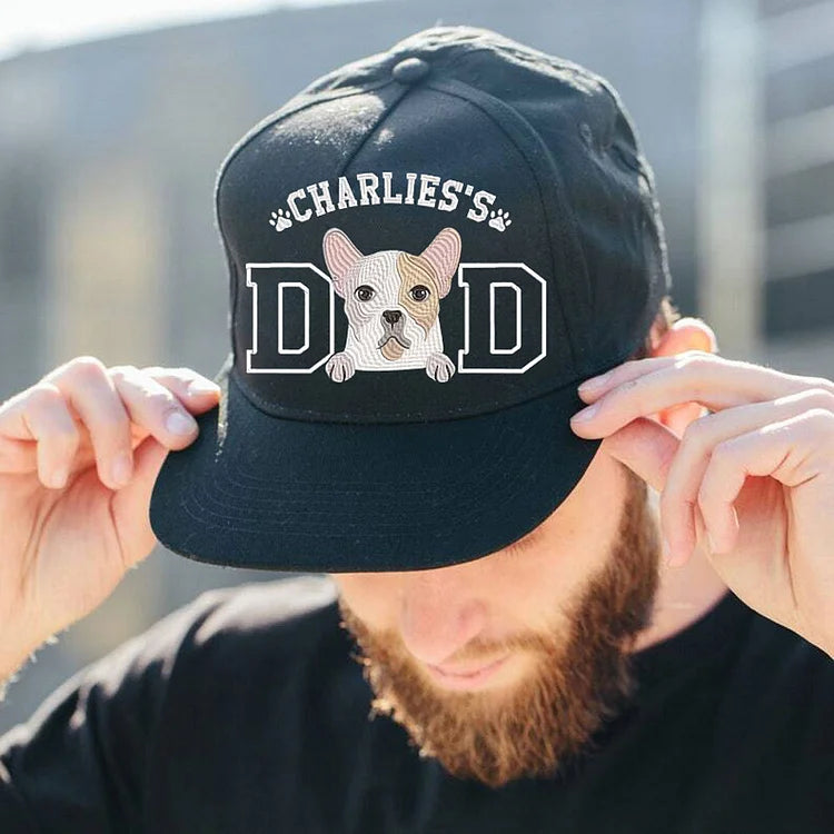 Custom Embroidered Pet Portrait Baseball Cap