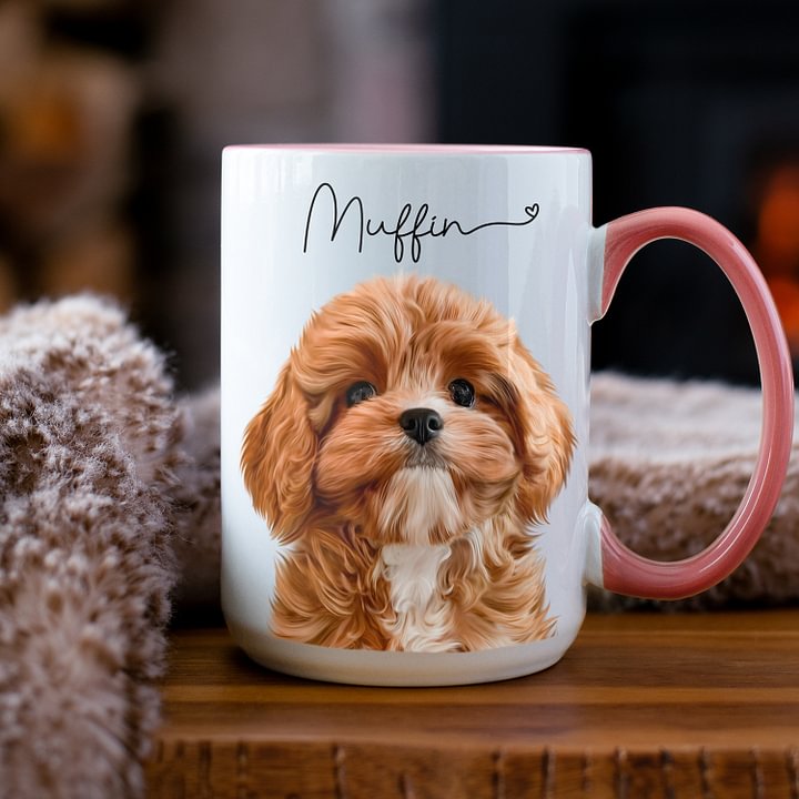 Custom Cat Dog Pet Mug From Photo