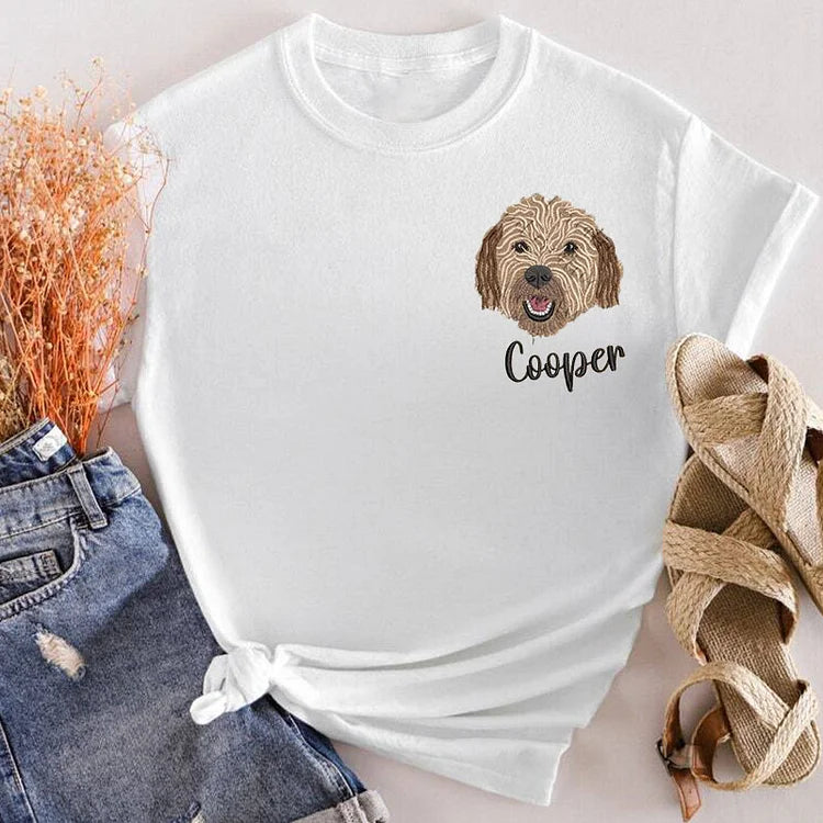 Custom Pet Face and Pet name Sweatshirt