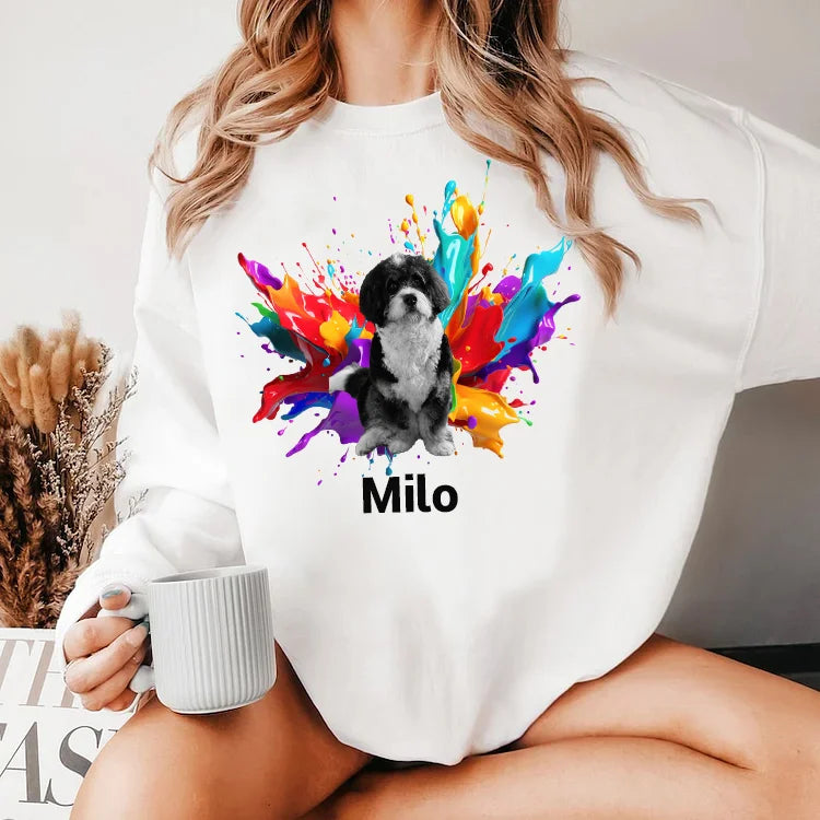 Custom Your Pet Photo Print Hip Hop Rap Legend T-shirt Sweatshirt Hoodie