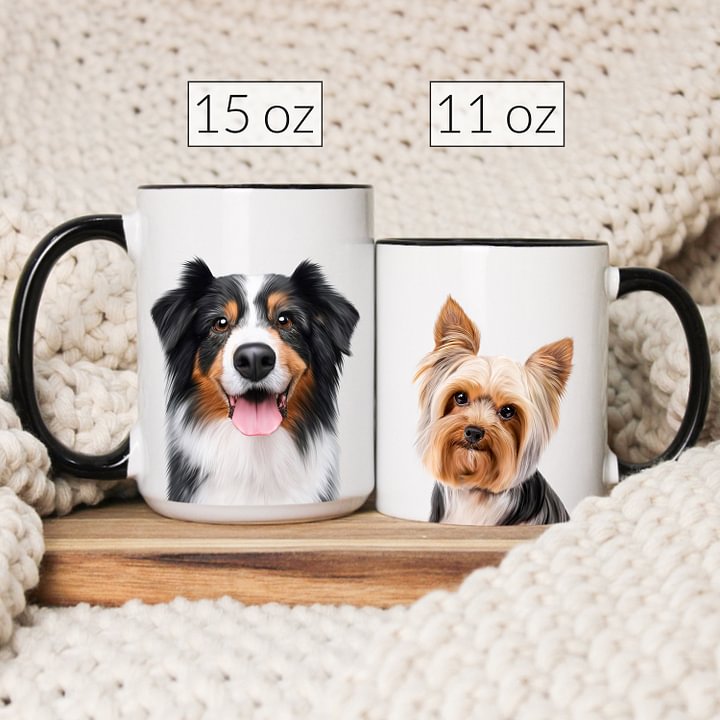 Custom Cat Dog Pet Mug From Photo