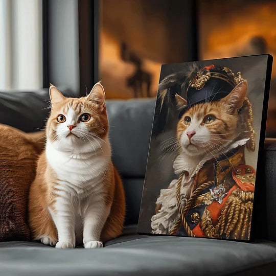 Royal: Custom Pet Portrait Canvas