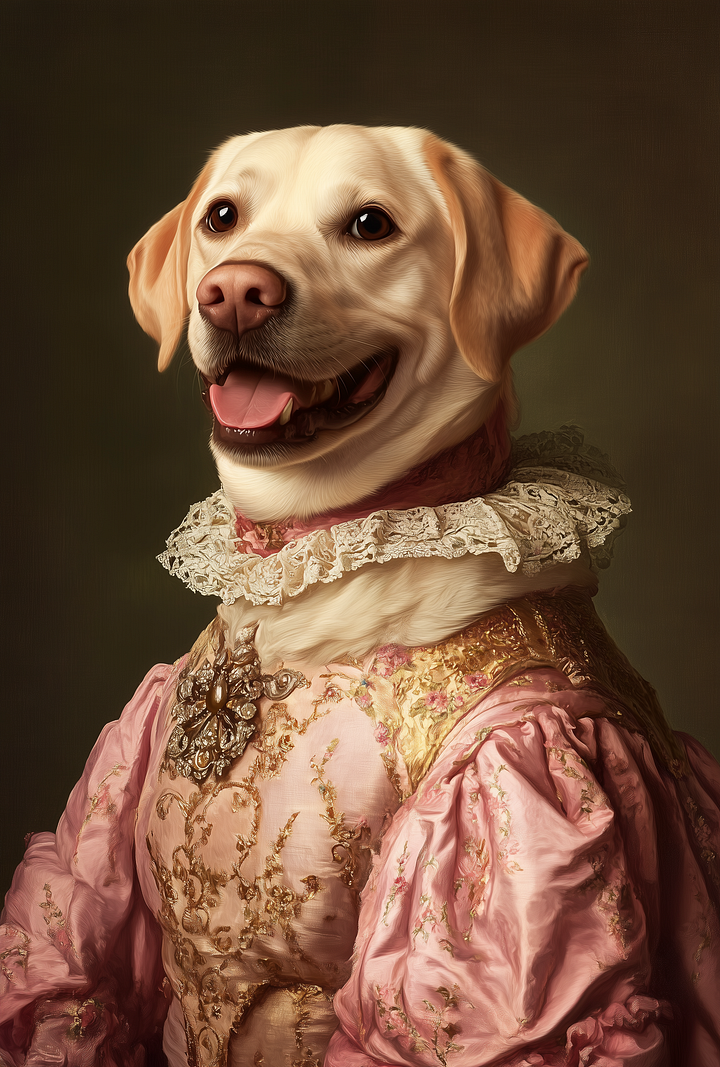 The Renaissance: Custom Pet Portrait Canvas