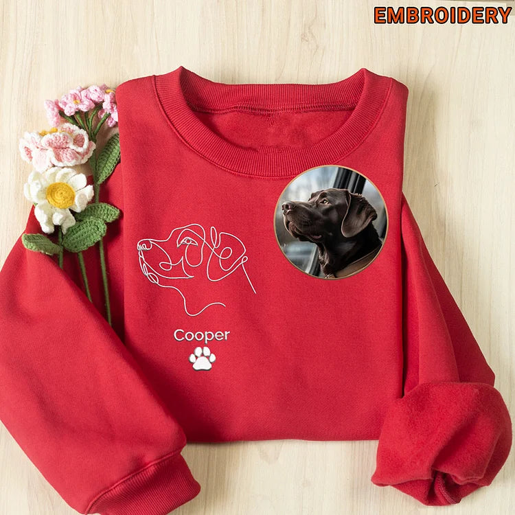 Custom Embroidered Dog Sweatshirt