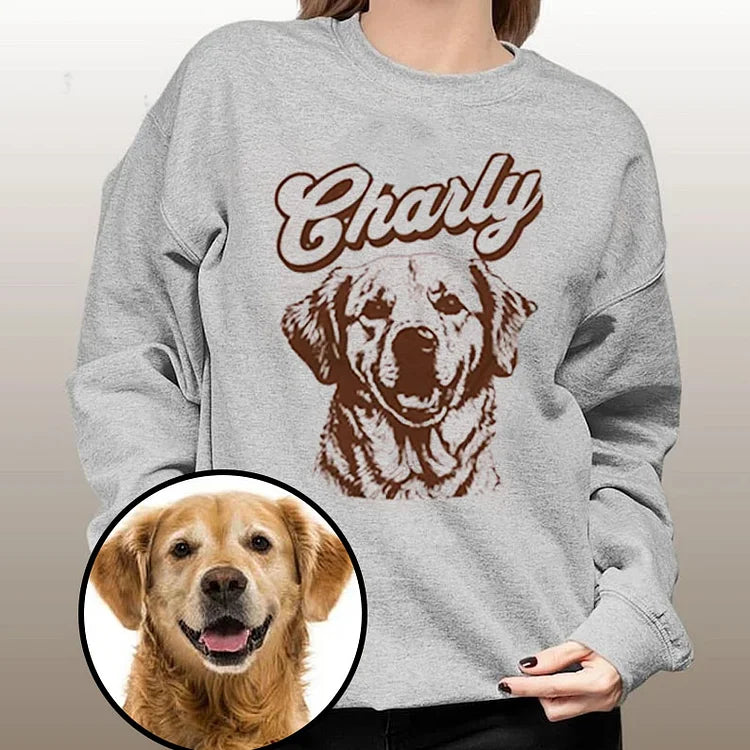 Custom Pet Hoodie Sweatshirt From Photo