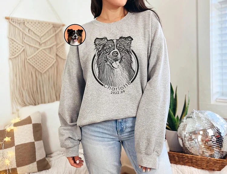 Custom Pet Sweatshirt From Photo