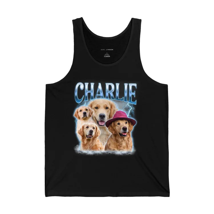 Vintage Custom Dog Tank Top Pet Tank Top