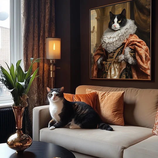 The Renaissance: Custom Pet Portrait Canvas