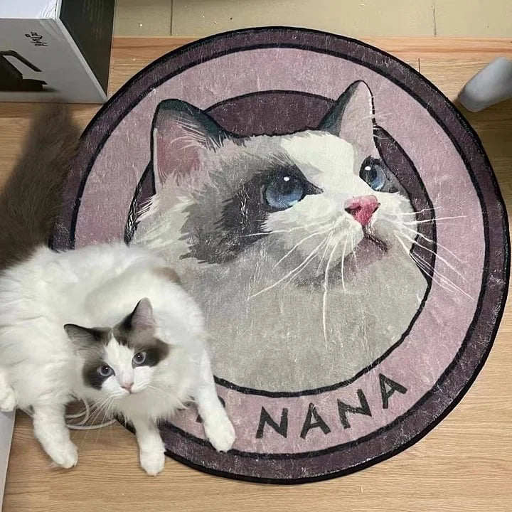 Personalized Cartoon Pet Rug