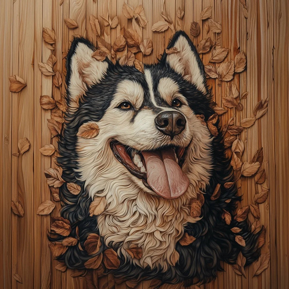 Wooden Style Pet Canvas