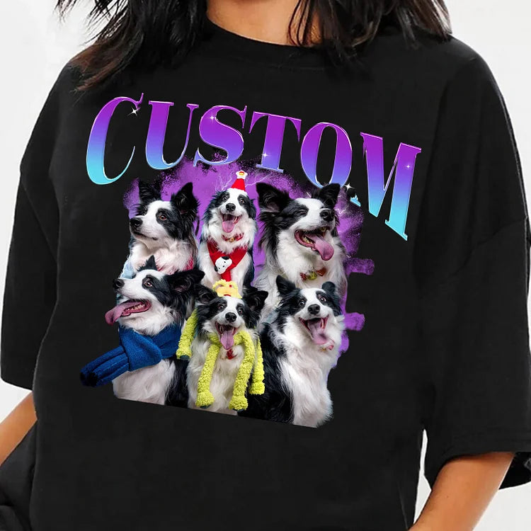 Custom Pet Photo Vintage Shirts