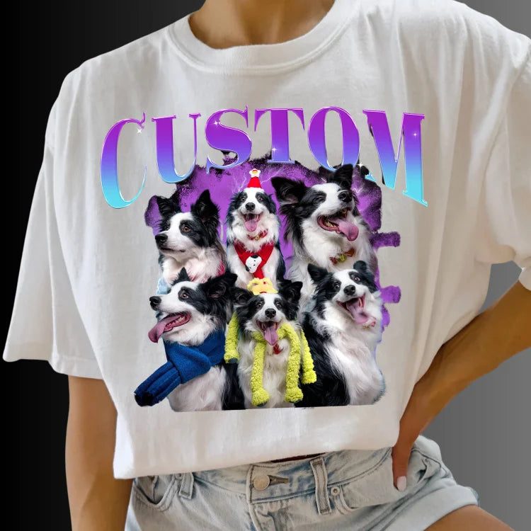 Custom Pet Photo Vintage Shirts