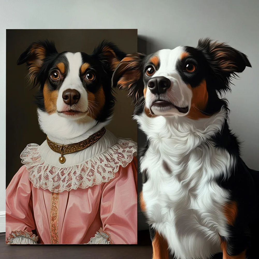 Large Size | The Renaissance: Custom Pet Portrait Canvas