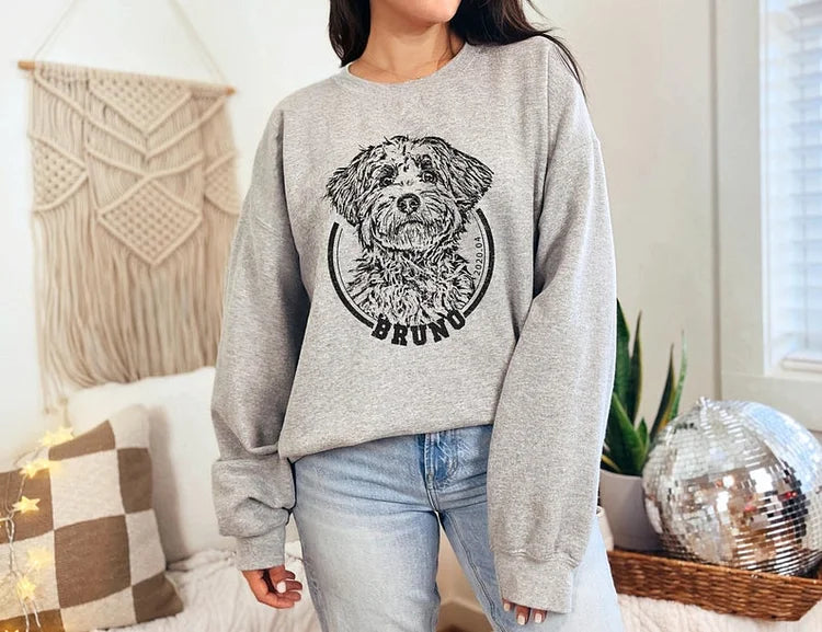 Custom Pet Sweatshirt From Photo