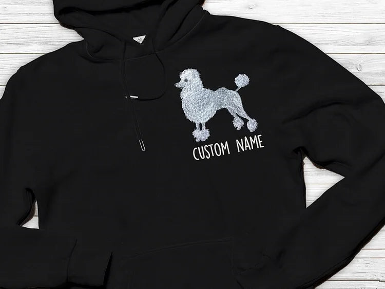 Custom Embroidered Pet Photo Embroidery T-shirt Sweatshirt Hoodie