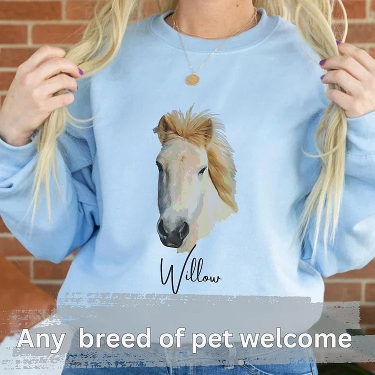 Personalized Dog&Cat Photo Sweatshirt