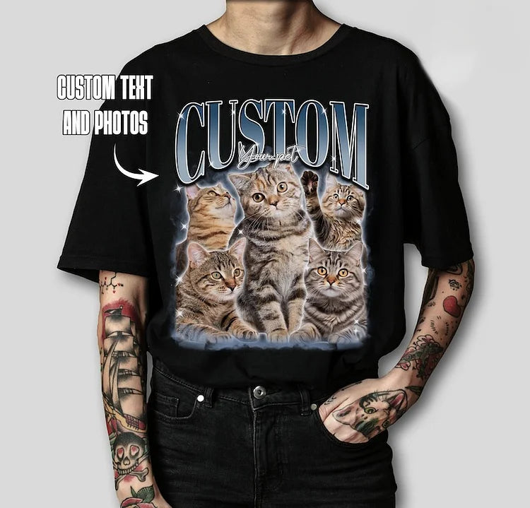 Custom Printing Vintage Hip Hop Vintage Pet Sweatshirt